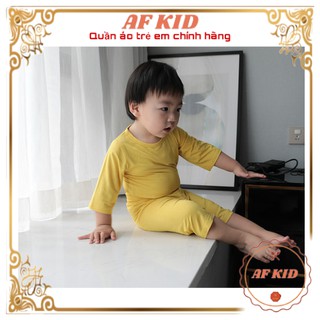 Quần Áo Trẻ Em 💖 FREE SHIP 💖 bộ Minky Mom tay lỡ cho bé trai bé gái chất thun lạnh siêu mềm mịn mát