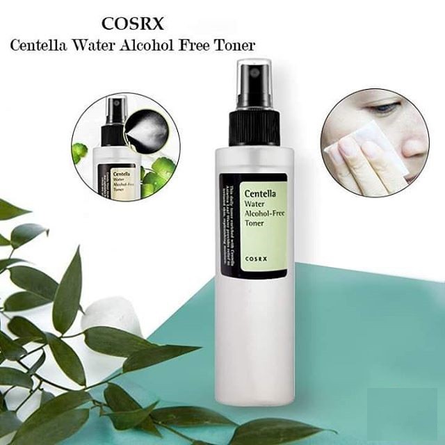 Nước Hoa Hồng Rau Má Không Cồn Cho Da Mụn Cosrx Centella Water Alcohol-Free Toner 150ml