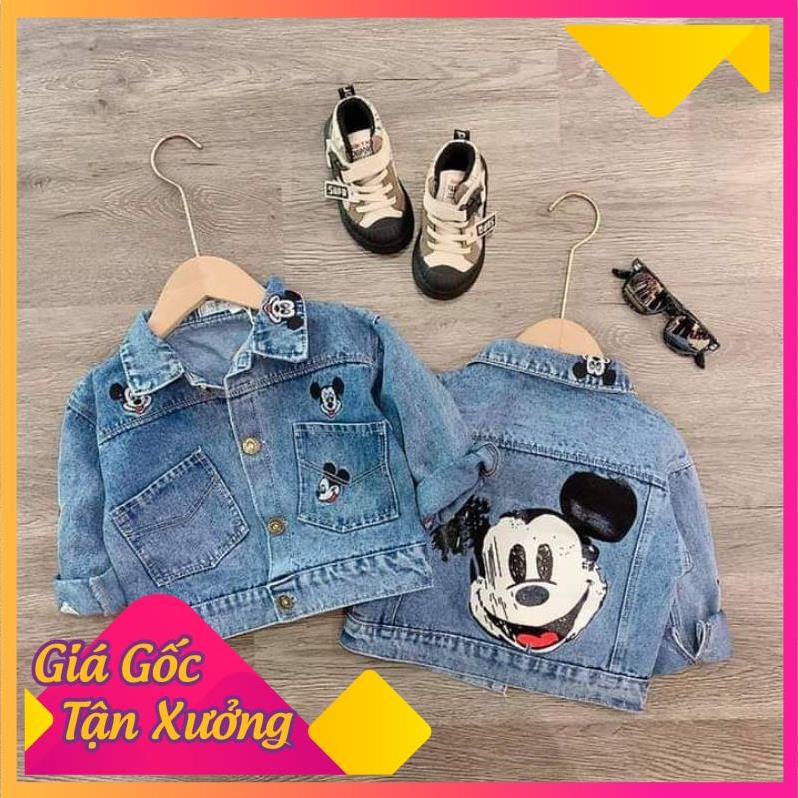 Hàng Siệu Xịn -  áo khoac bò chuột mẫu chữ cao cấp bé yêu