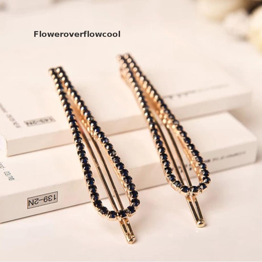 Kẹp Tóc Hình Hoa Đính Đá Pha Lê Thời Trang Mới Cho Nữ