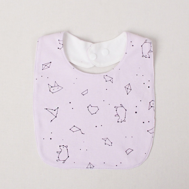 Bộ 4 Yếm Ăn Cotton Mềm Mại Chống Thấm Nước In Họa Tiết Hoạt Hình Đáng Yêu Cho Bé