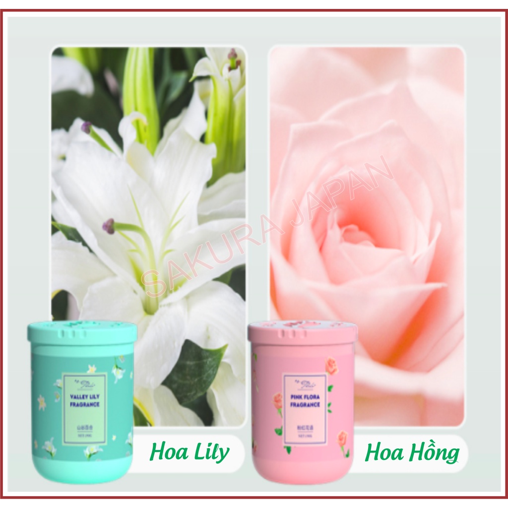 Sáp thơm phòng CozyBin khử mùi phòng ngủ nhà vệ sinh toilet ô tô với 4 mùi hương tự nhiên 200g