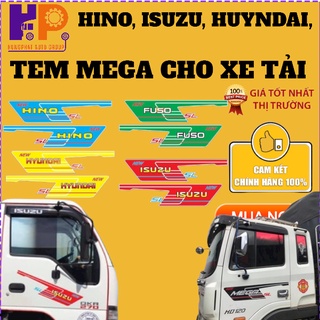 [XE TẢI]TEM MEGA CHO XE TẢI XE Ô TÔ, XE HƠI  - PHÙ HỢP CHO TẤT CẢ DÒNG XE:  HINO, ISUZU, HUYNDAI, THACO, FUSO...