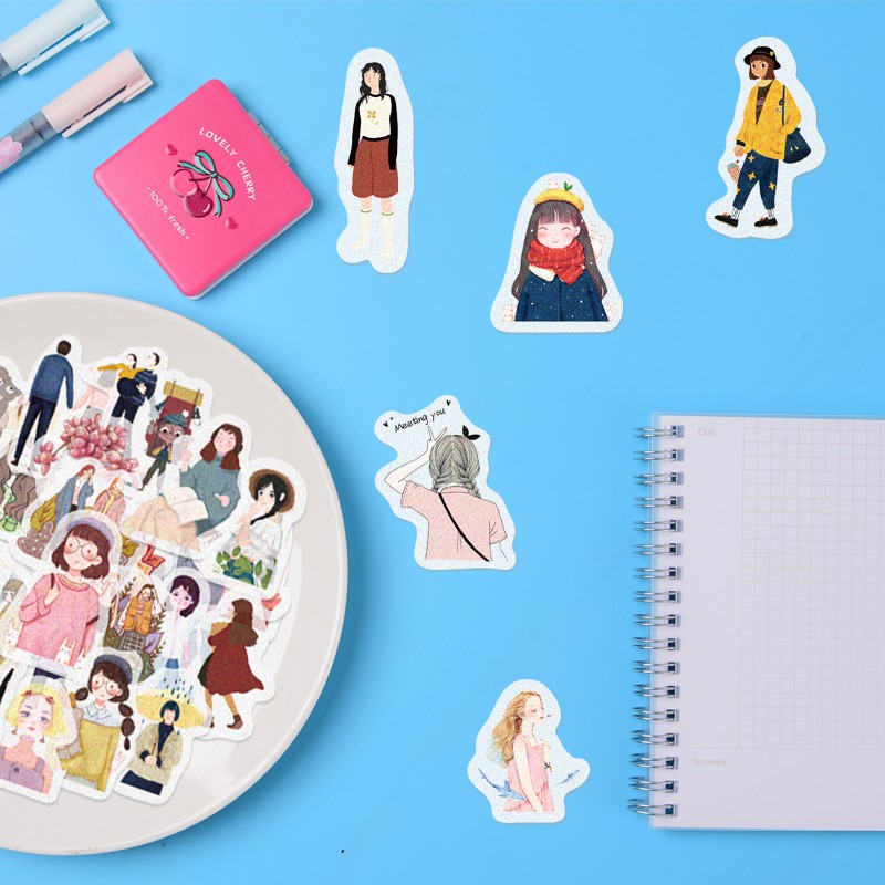 Túi 40 Miếng Dán Trang Trí Dễ Thương