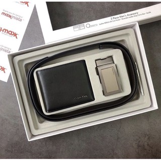 SET Ví Nịt  nam CK  hàng cao cấp full box và túi giấy hãng ( Có Hộp)