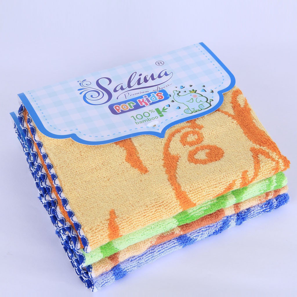 Khăn Mặt Trẻ Em Salina For Kids SFT00-01 (Kích thước 30cm x 32cm)