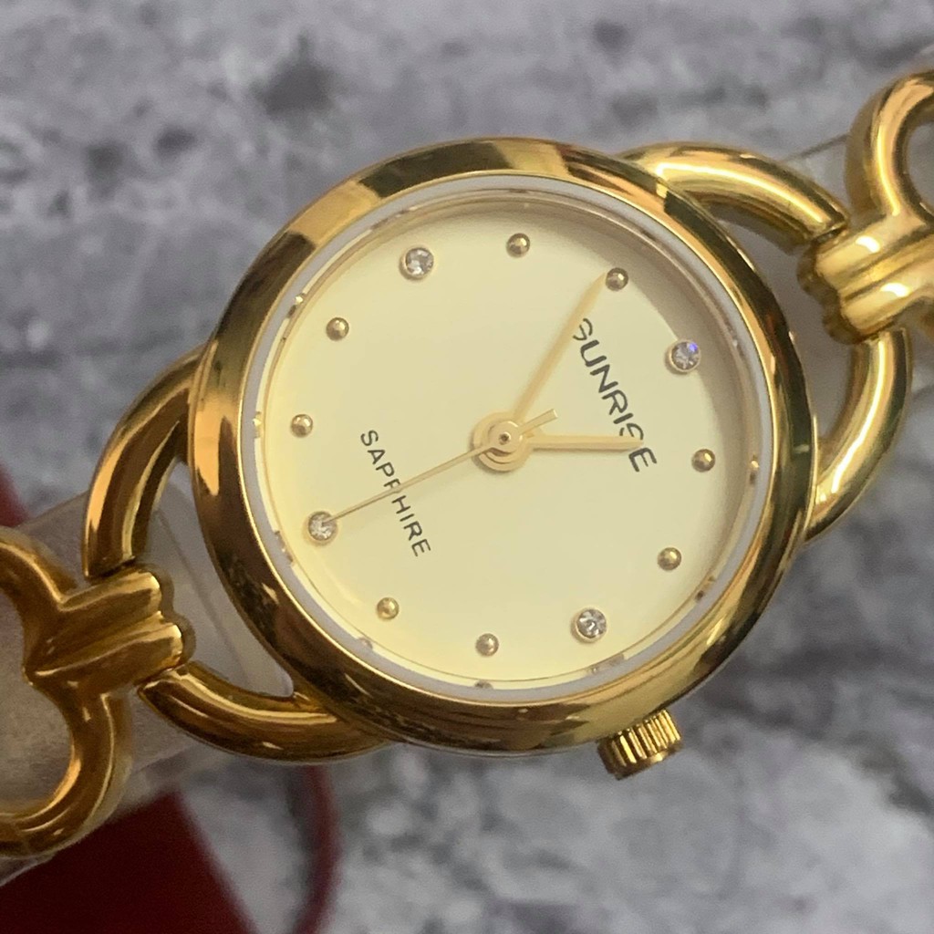 Đồng hồ Sunrise nữ chính hãng Nhật Bản SL680SWA.G.V - kính saphire chống trầy - bảo
