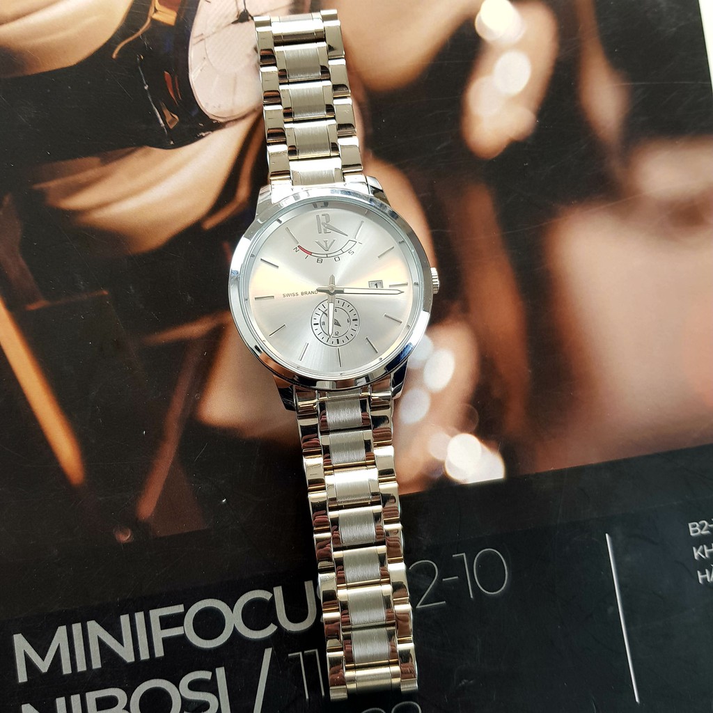 [Tặng vòng tay] Đồng hồ nam NIBOSI NI2318.05 chính hãng dây thép không gỉ cao cấp | BigBuy360 - bigbuy360.vn