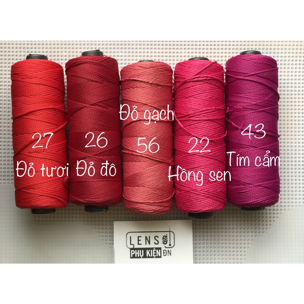 Sợi dệt cotton trơn Craft Yarn - Màu 50 - Màu 66