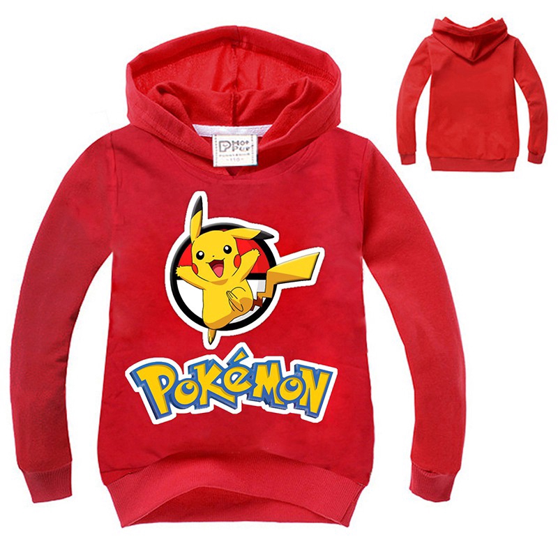 Áo hoodie pokemon cho bé trai