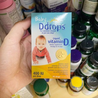 Vitamin D3 Baby Ddrops 90 giọt (hàng Mỹ)