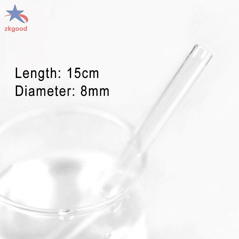 Ống Hút Thủy Tinh Có Thể Tái Sử Dụng 8mm 18cm | BigBuy360 - bigbuy360.vn