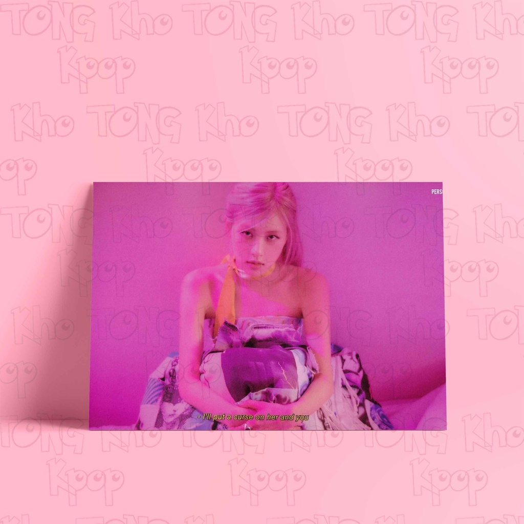 Tấm Poster cao cấp giấy 260gsm in hình ROSÉ  SINGLE ALBUM idol Kpop ảnh đẹp