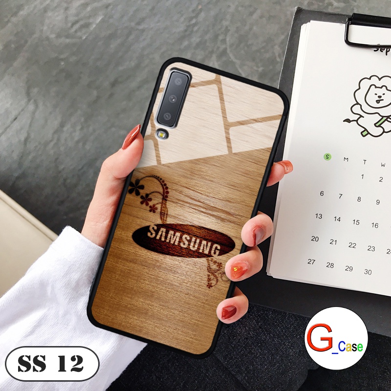 Ốp lưng Samsung Galaxy A7 2018  - in hình 3D Logo điện thoại