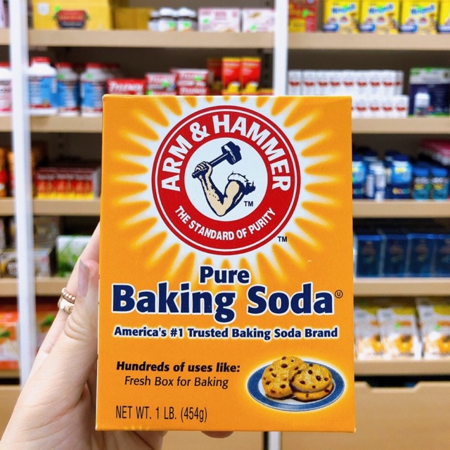 Bột Baking Soda rất nhiều công dụng 454g (HỘP LỚN 454gr)