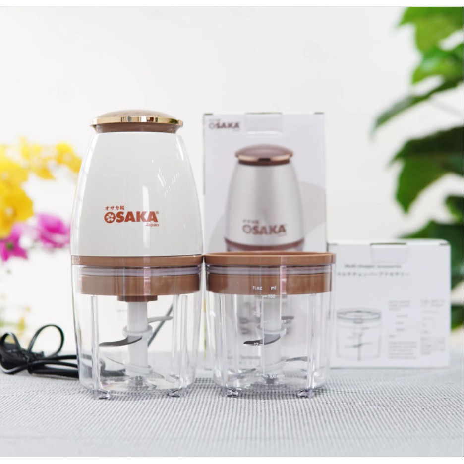 Máy xay mini đa năng hàng xuất nhật OSAKA đầu dẹt - Máy xay sinh tố
