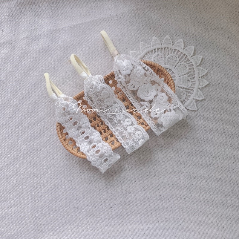 turban ren trắng hàn quốc cho bé yêu