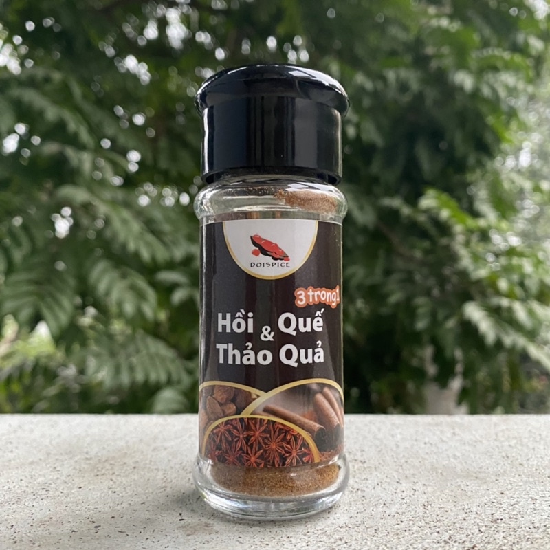 Bột Hồi, Quế, Thảo Quả 3 trong 1, cực thơm, tiện sử dụng (25g)