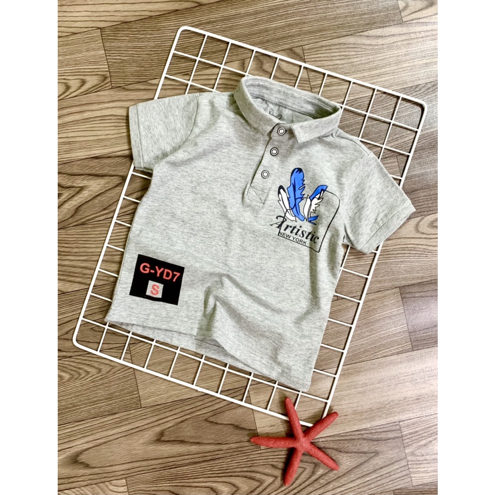 Áo Thun Bé Trai, Áo Thun Ngắn Tay Cá Tính, Mềm Mát Co Giãn. Cao Cấp