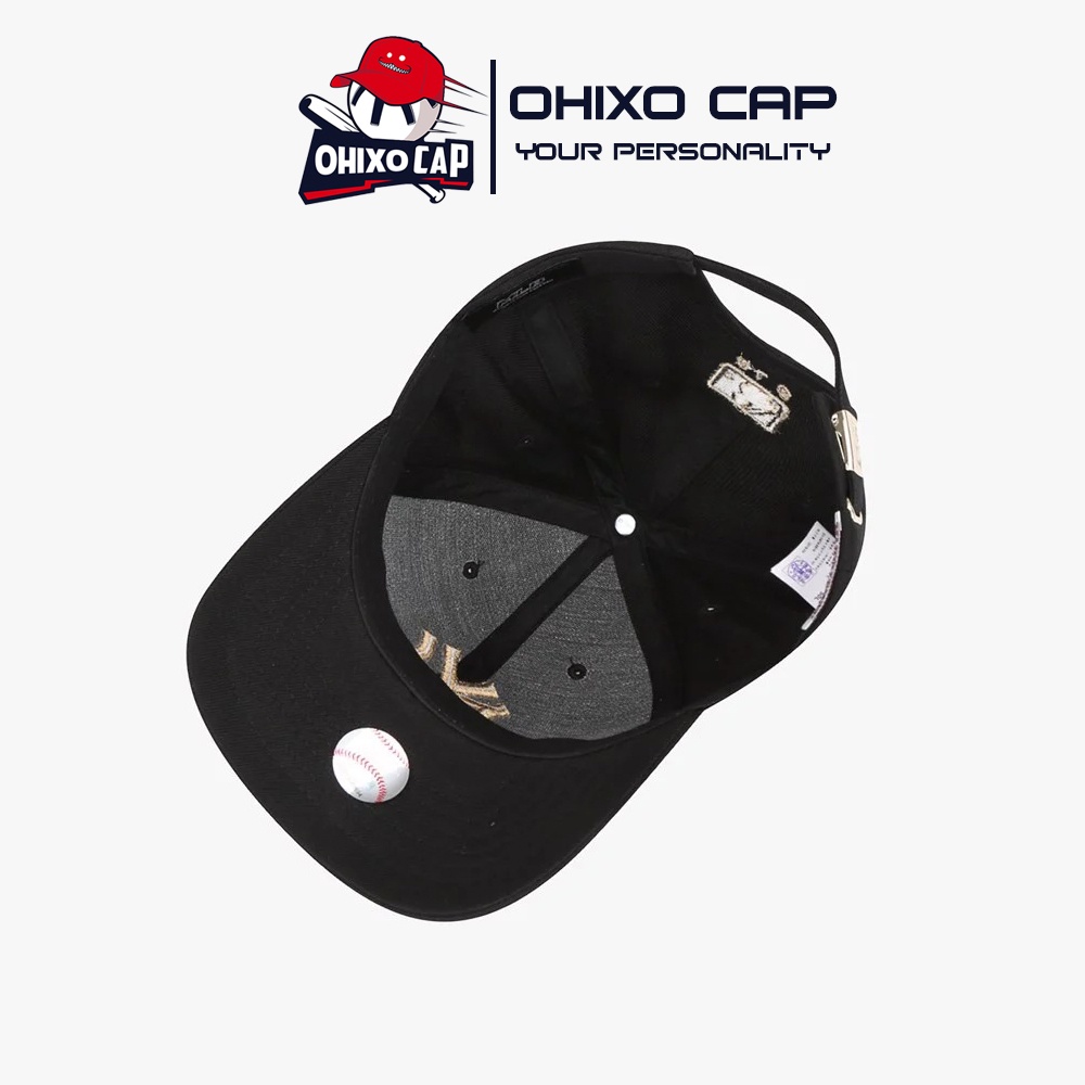 Mũ lưỡi trai NY nam nữ Nón kết thêu logo NY thể thao hàng xuất dư cao cấp mềm mịn fom chuẩn màu đen LT24