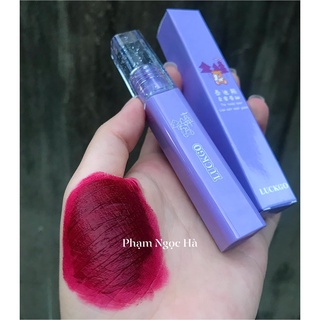 Son Kem Lì Luckgo gấu tím( ảnh thật shop tự chụp)
