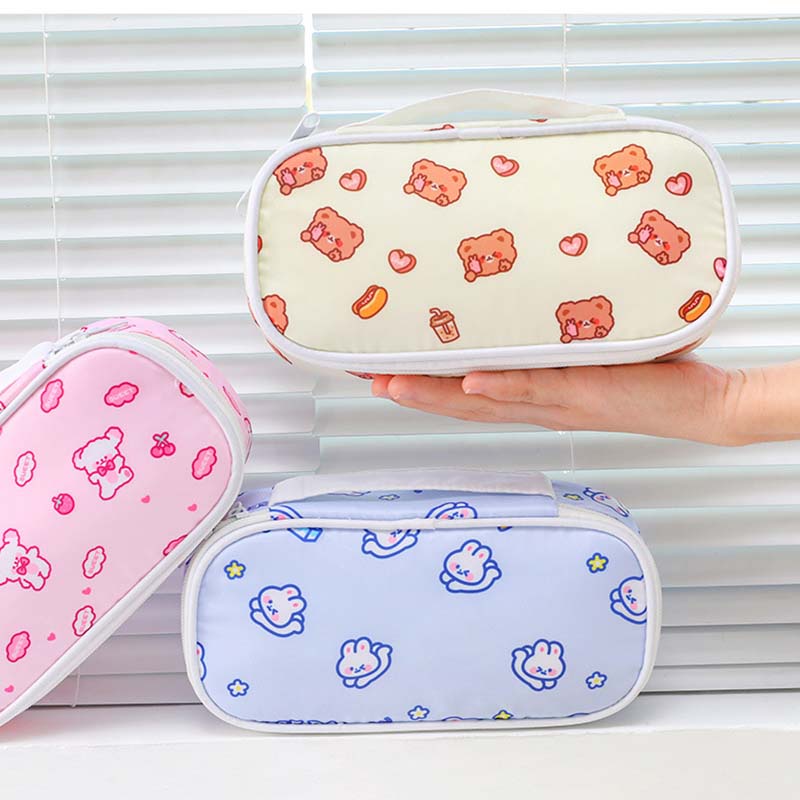Túi đựng bút size lớn thiết kế họa tiết dễ thương sáng tạo