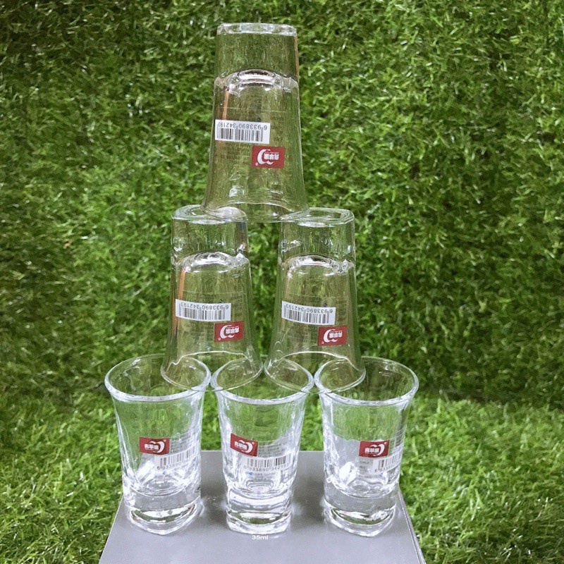 Bộ 6 chén uống rượu 34ml 35ml