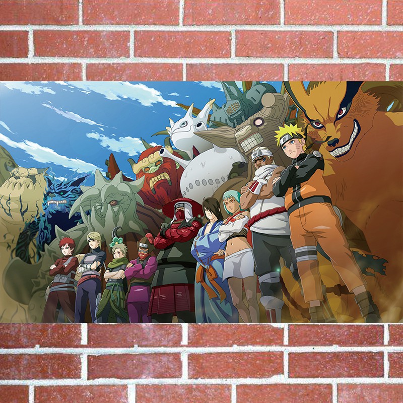 Bộ Tranh Ghép Xếp Hình 1000 Pcs Jigsaw Puzzle Naruto Vĩ Thú Và Các Jinchuuriki Bản Đẹp Cao Cấp-H58