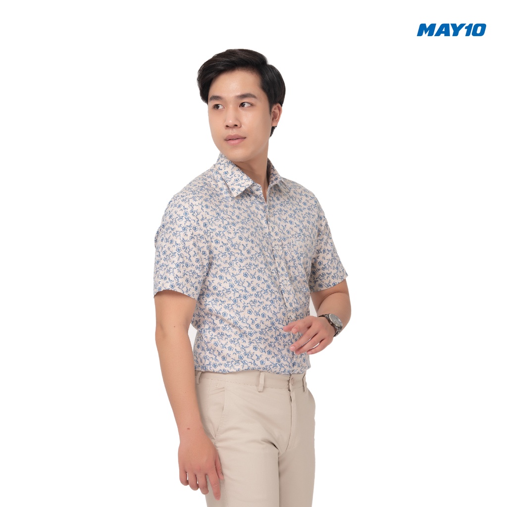 Áo sơ mi nam cộc tay dáng suông MAY 10 mã 010119065#AH181