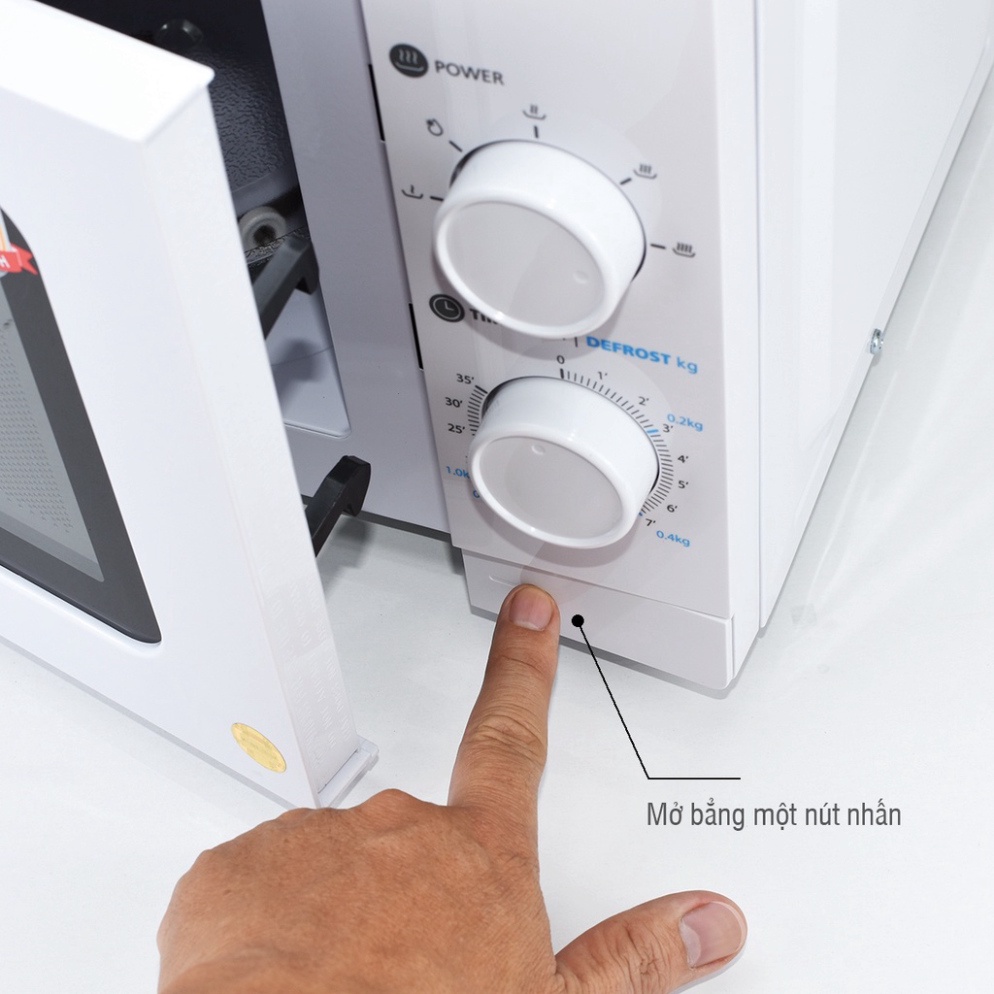 Lò vi sóng điện tử Goldsun CK2402 20L và Lò vi sóng cơ Goldsun CK1105 20L tay cầm - Công suất 700W - Bảo hành 12 tháng