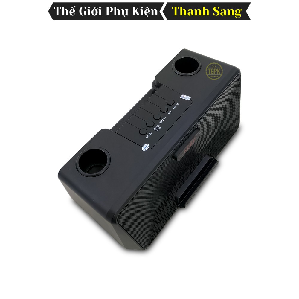 Loa Karaoke Bluetooth SD-301 | Tặng kèm 2 Micro không dây cho Âm thanh trong trẻo | Loa Bass mạnh mẽ