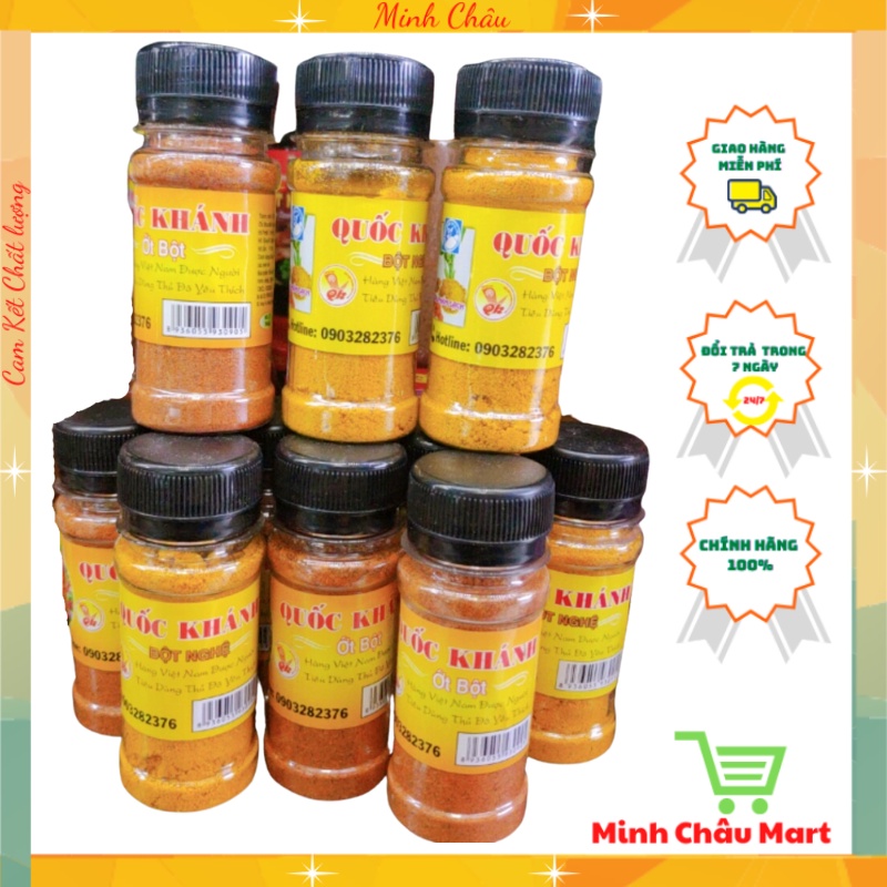 Bột Ớt/ Bột Nghệ Quốc Khánh Lọ 36g