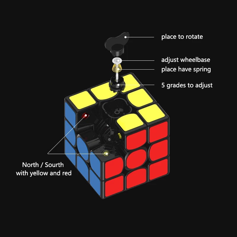 Shengshou Mr.M V2 3x3x3 Magnetic Magic Cube Sengso Đồ Chơi Khối Rubik Có Từ Tính 3x3x3