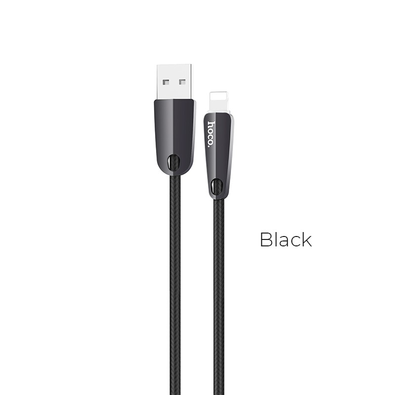 Cáp sạc Lightning Hoco U35 cho iPhone/iPad tự ngắt khi pin đầy dài 1.2m - Hàng phân phối chính thức