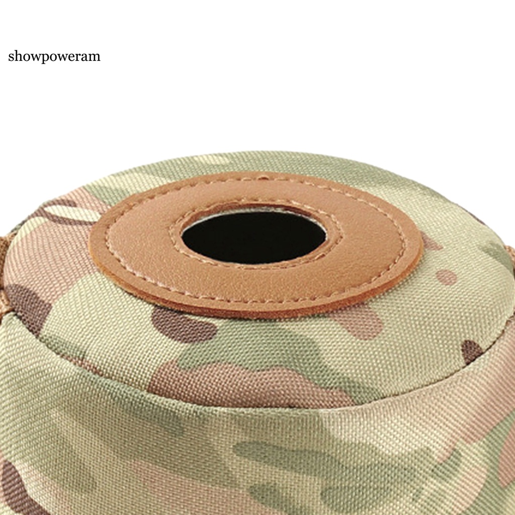 Vỏ Bọc Bình Gas Mini Siêu Nhẹ In Họa Tiết Rằn Ri Tiện Dụng Mang Theo Du Lịch Dã Ngoại