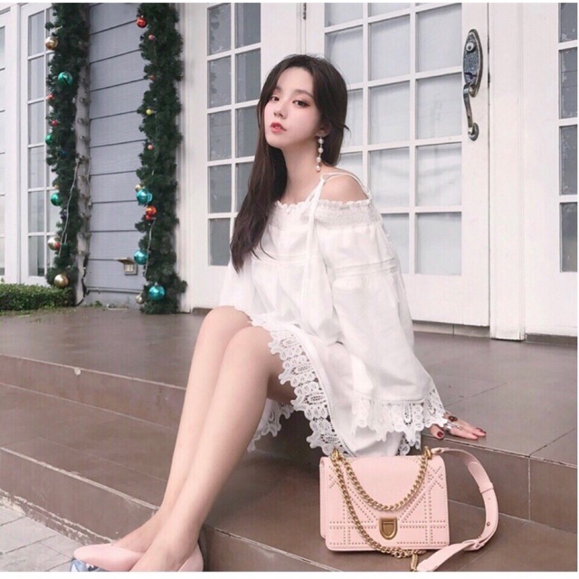 ‼️‼️‼️đầm rớt vai phối ren,hàng nhập cực đẹp nha Sỉ sl inbox Lẻ 205k‼️‼️‼️đầm rớt vai phối ren,hàng nhập cực đẹp nha Sỉ