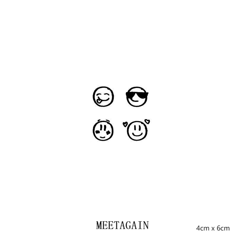 Miếng dán hình xăm tạm thời chống thấm nước lâu trôi lên đến 15 ngày 4x6cm S-007