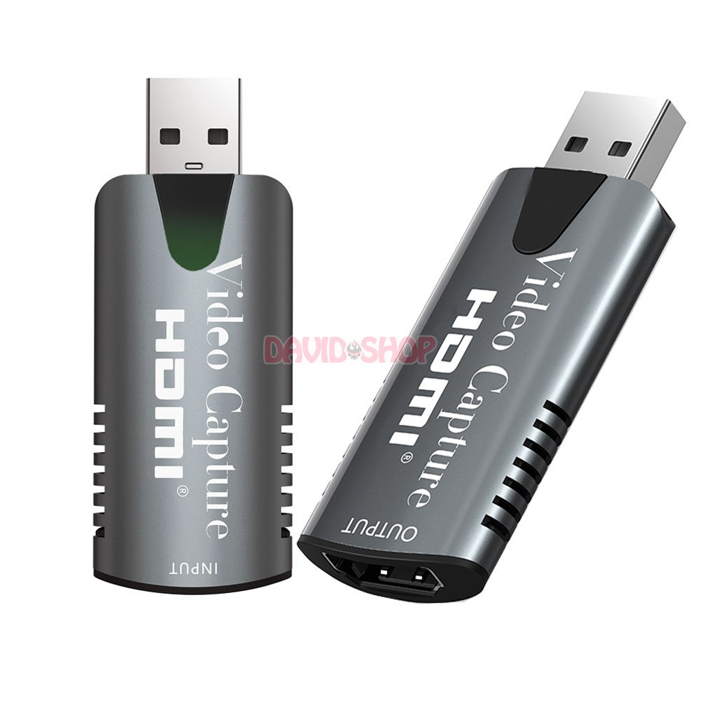 [Mã 253ELSALE hoàn 7% đơn 300K] USB Video Capture để ghi hình &amp; livestream cho các thiết bị xuất hình qua HDMI