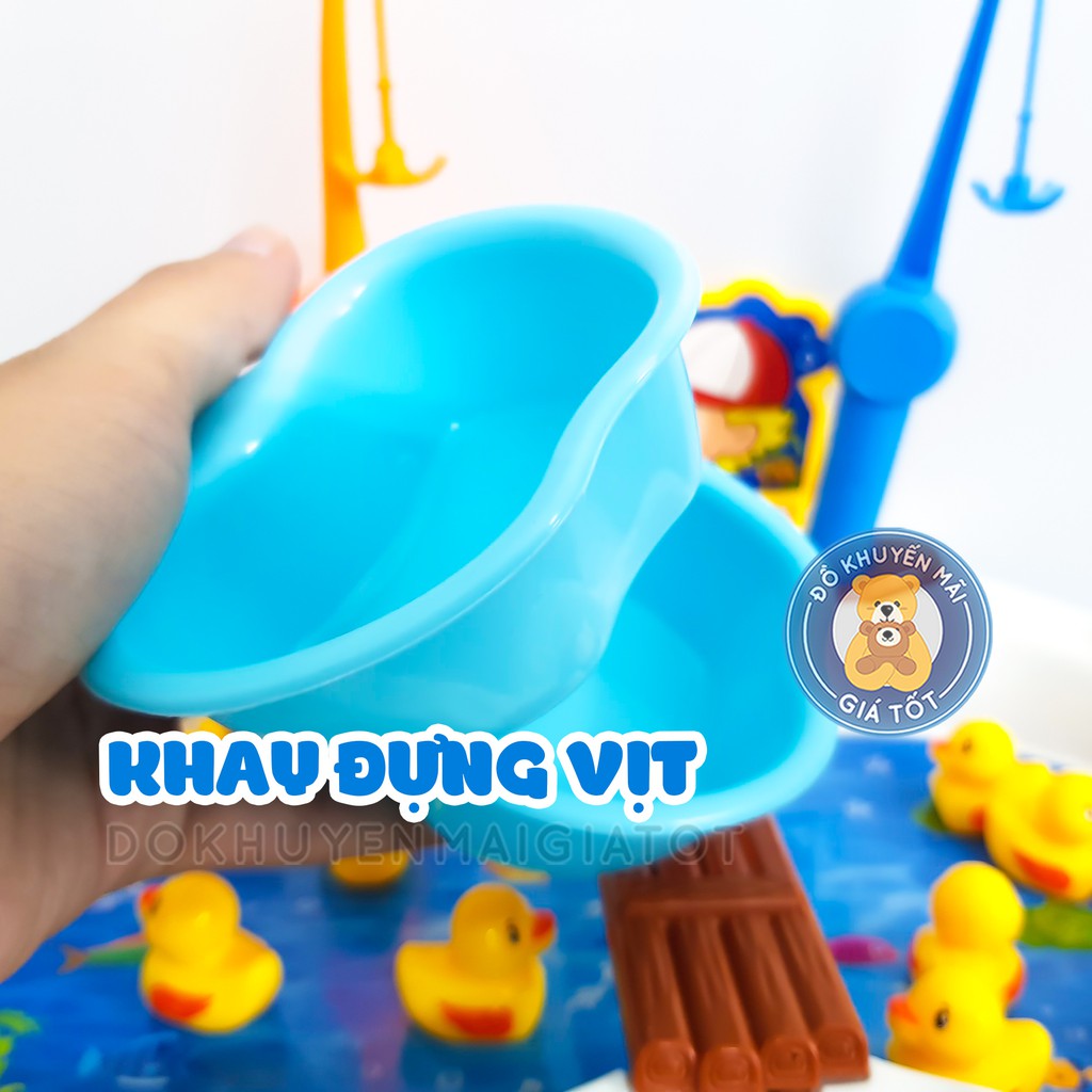 Đồ chơi câu cá hình vịt con màu vàng dùng pin có nhạc cho bé 685-30 - Đồ khuyến mãi giá tốt