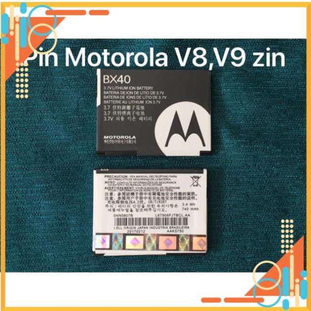 Pin MOTOROLA V8/ V9 (mã pin: BX40) chính hãng - Bảo hành 3 tháng