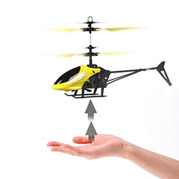 Máy bay đồ chơi Helicopter cảm ứng - Máy bay điều khiển cảm ứng bằng nhiệt độ cơ thể