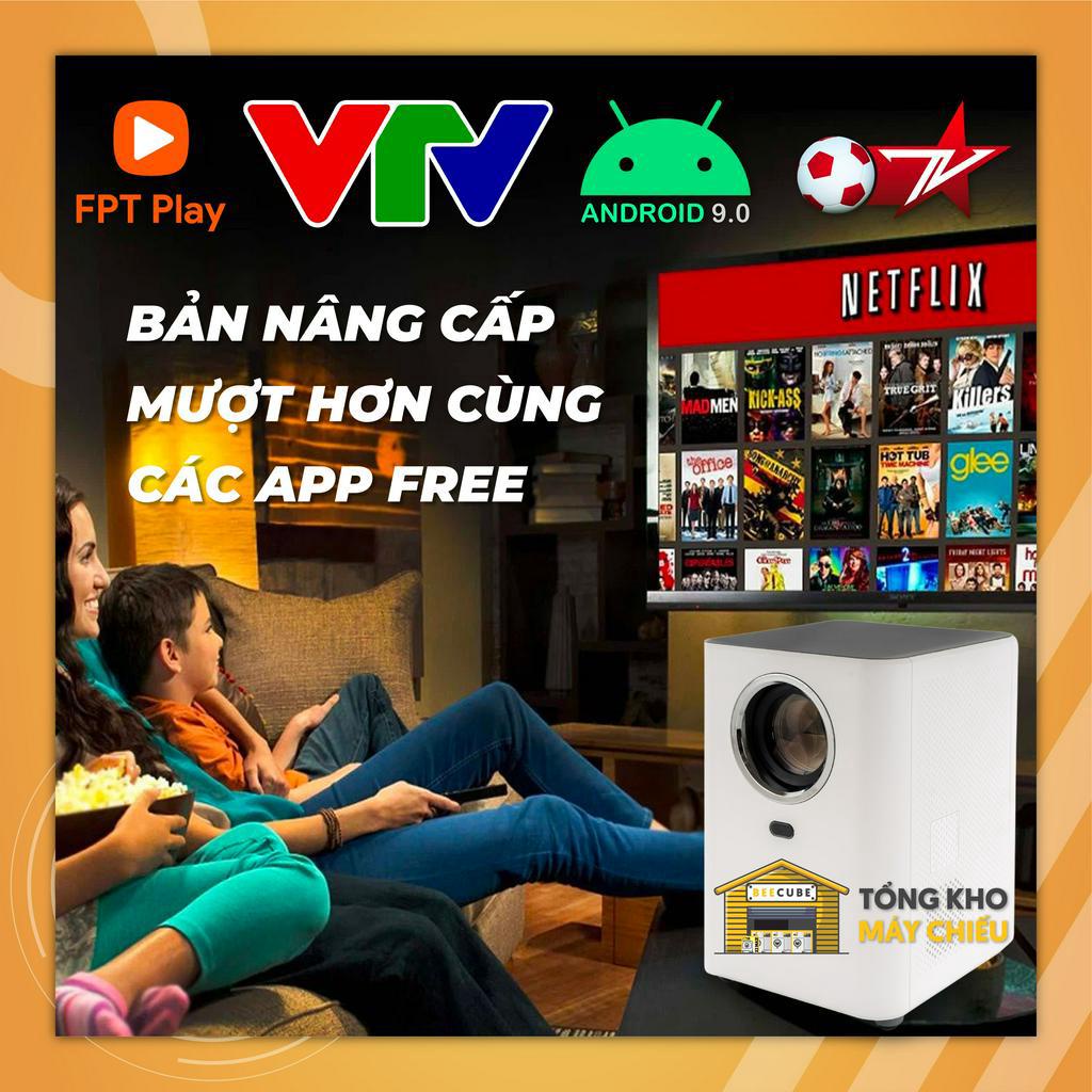Máy chiếu mini, BeeCube Xtreme 4K chính hãng Hệ điều hành Android Full HD 1080 - Bảo Hành 12 Tháng
