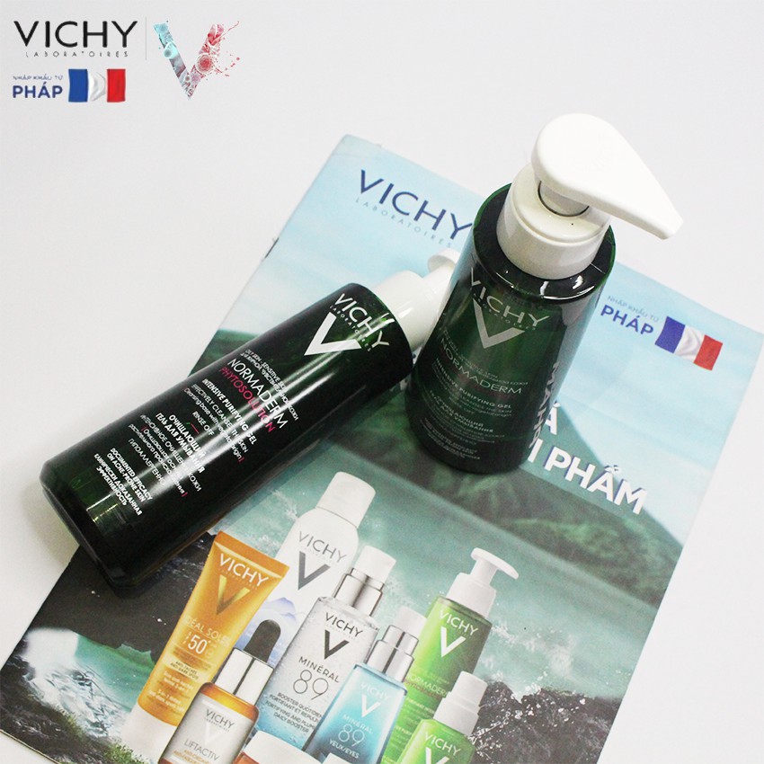 Sữa rửa mặt dành cho da dầu mụn VICHY 200ml