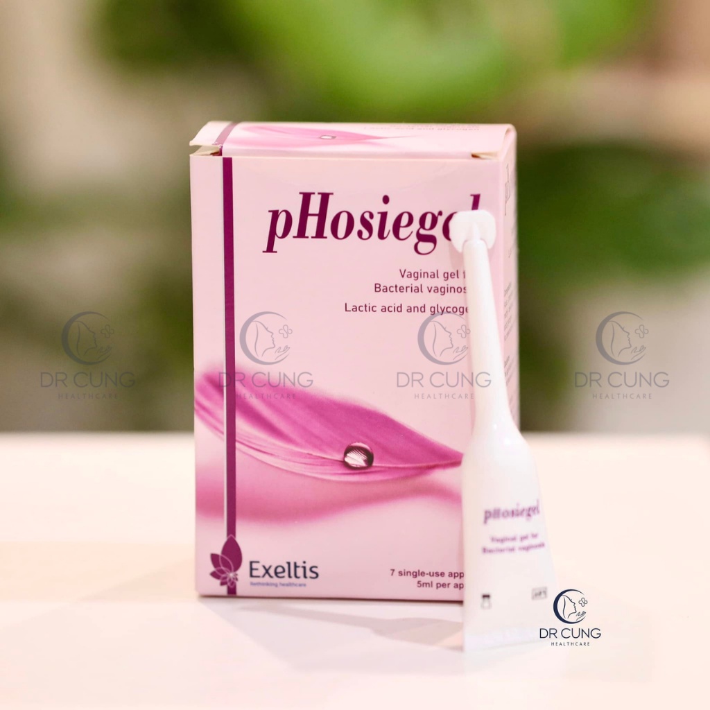 Bác Sĩ Cung pHosiegel - Gel Đặt Âm Đạo, Phòng Ngừa Nhiễm Khuẩn, Chăm Sóc Vùng Kín, Khử Mùi Hôi, Cân Bằng p