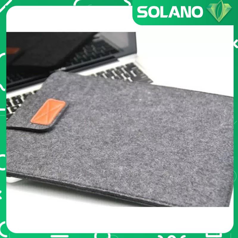 Túi Chống Sốc Laptop, Macbook SOLANO Bằng Dạ Đựng Máy Tính 11, 13, 15 inch Siêu Dày Chống Va Đập TA-001077