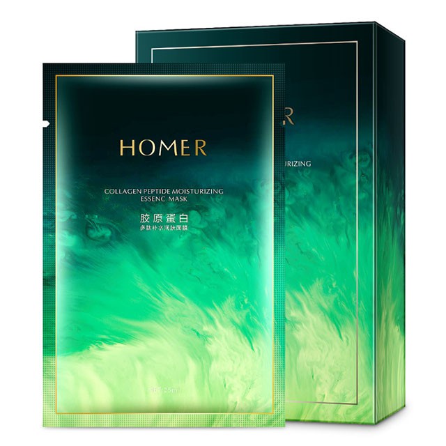 Mặt Nạ HOME'R Làm Trắng Dưỡng Ẩm Collagen Peptide Moisturizing Essenc Mask