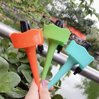 Bộ 5 Que cắm tưới lắp chai nhựa pet C-08, Đầu tưới nắp chai pet, Nhỏ giọt điều chỉnh lưu lượng