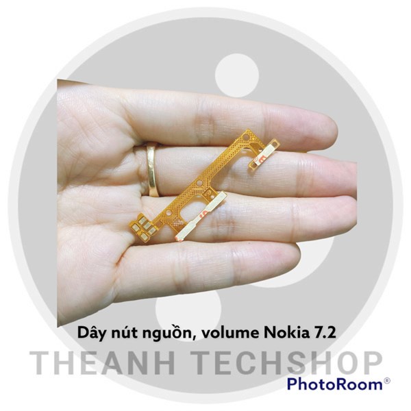 Dây nút nguồn , nút chỉnh âm lượng gắn trong Nokia 7.2