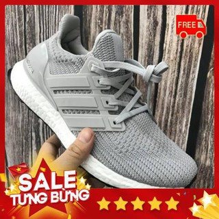 Giày Thể Thao ultra boost 4.0 xám - Hàng có sẵn + Fullbox - Xước Store
