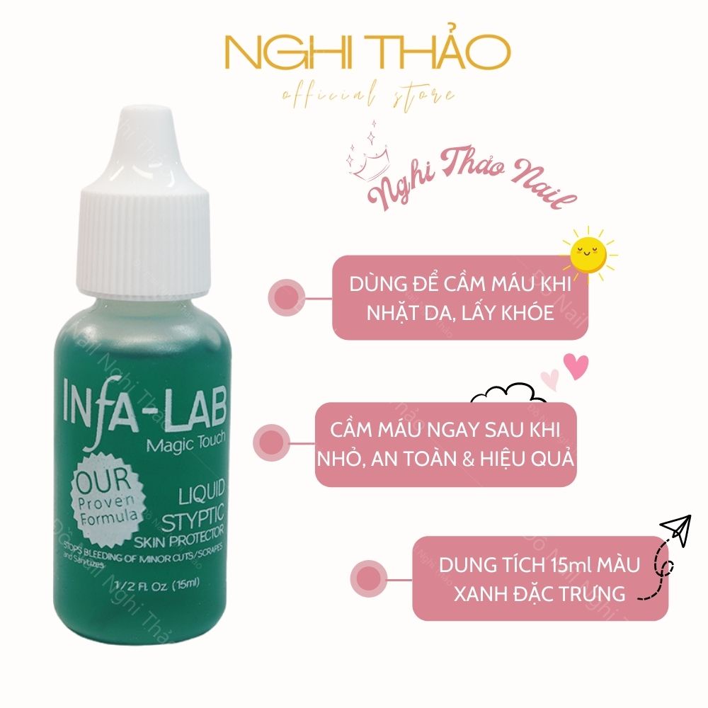 Dung dịch cầm máu nail NGHI THẢO 15ml